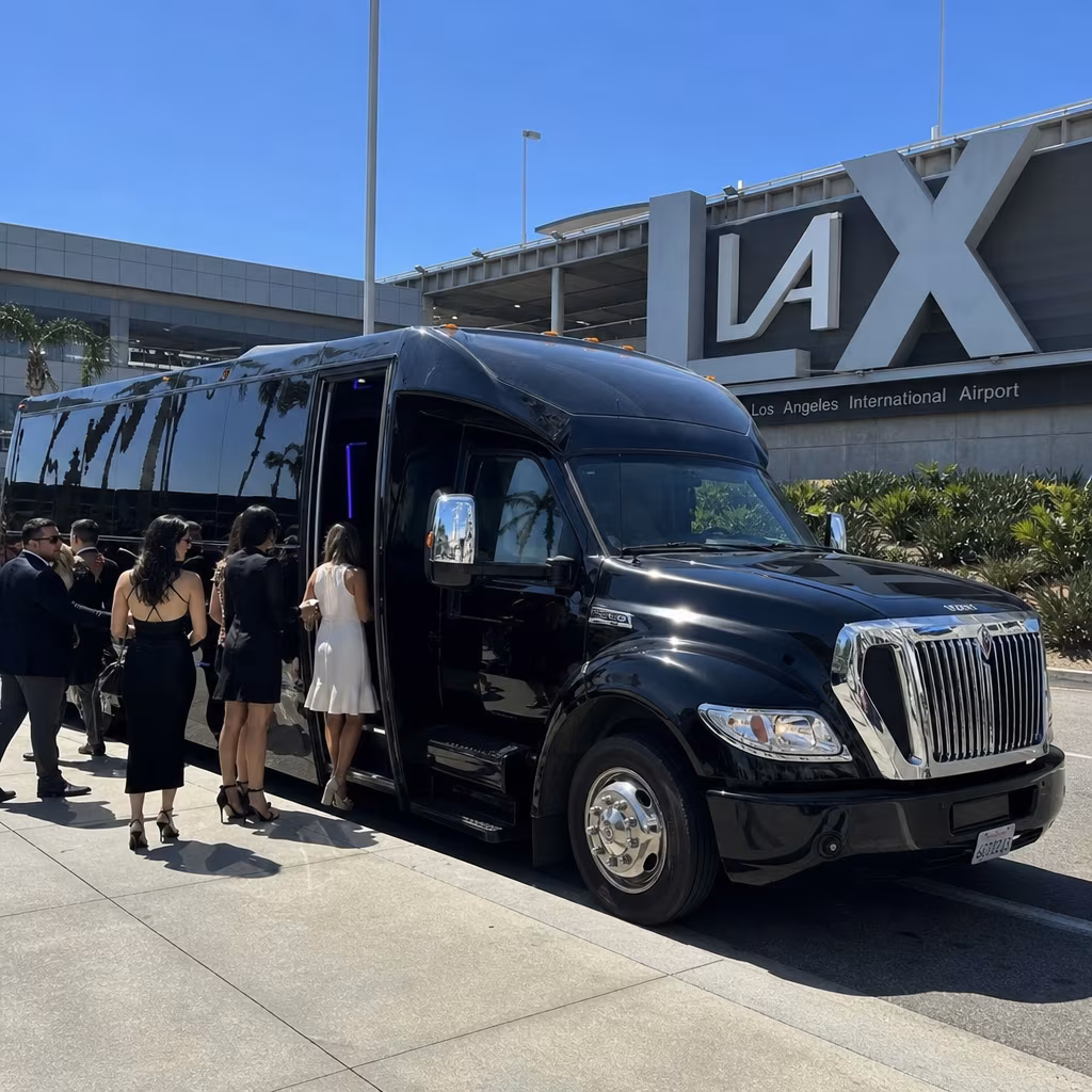 Rent a Bus to Los Angeles International Airport Group