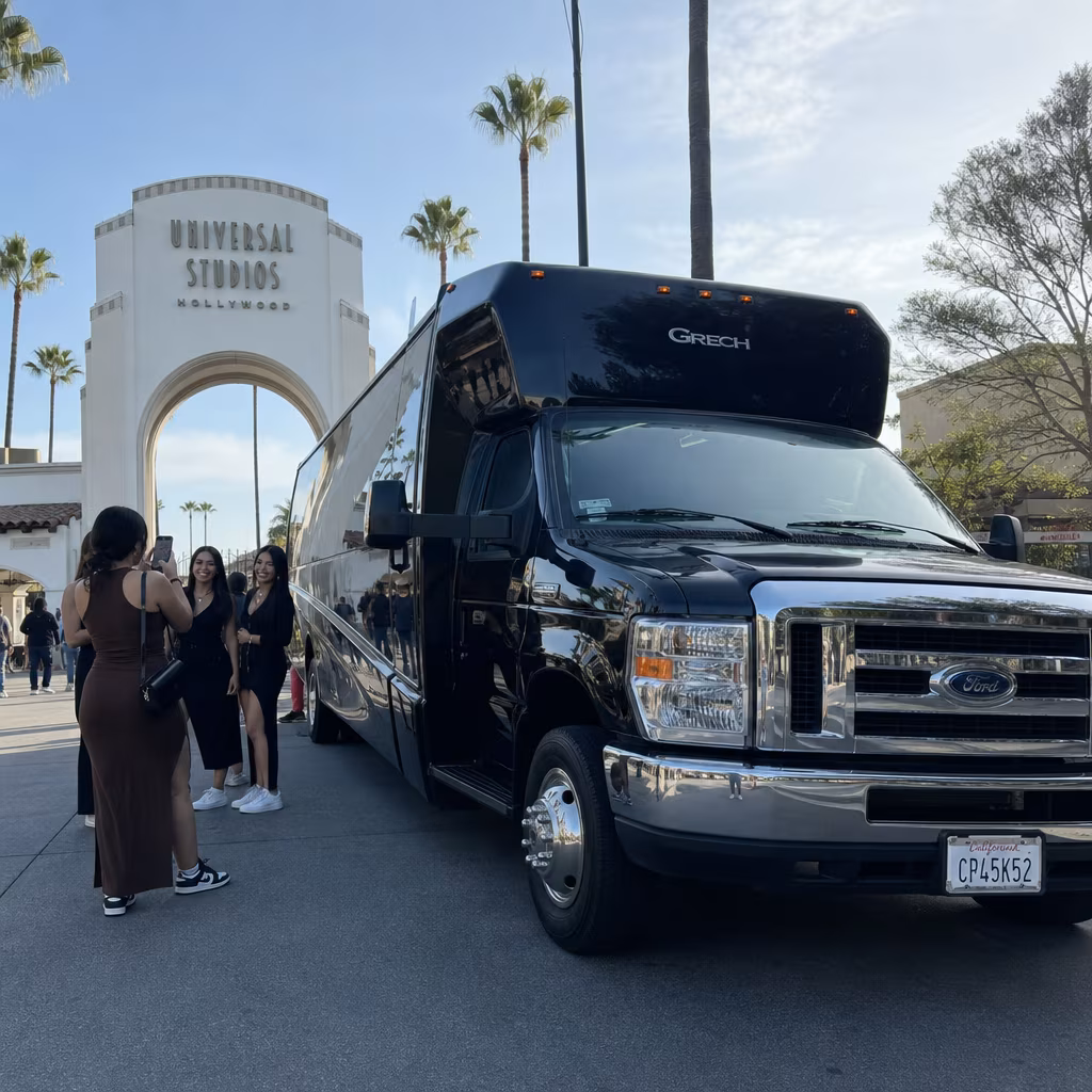 Rent a Bus to Universal Studios Hollywood