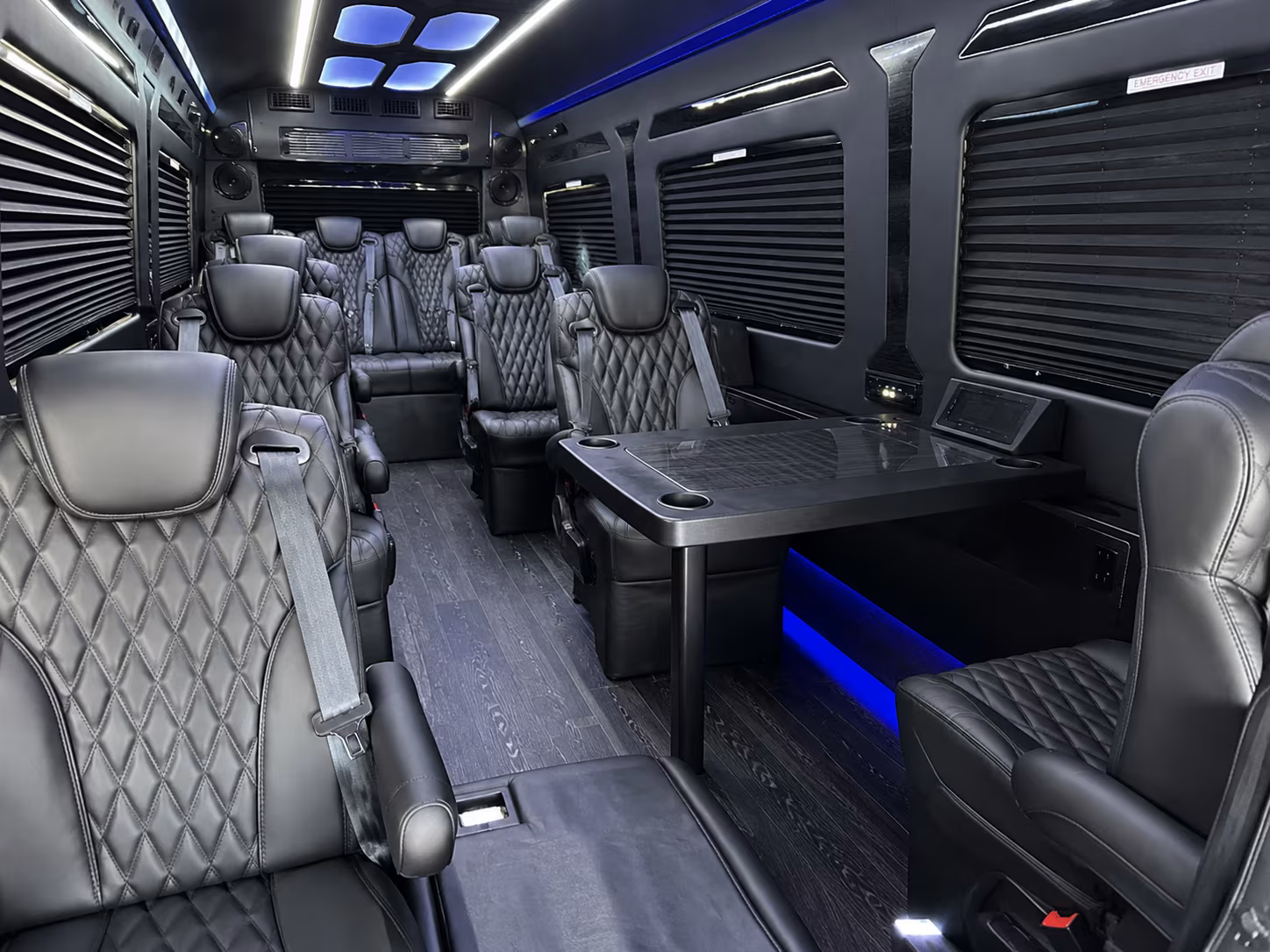 Los Angeles Airport Shuttle & Transportation party bus exterior