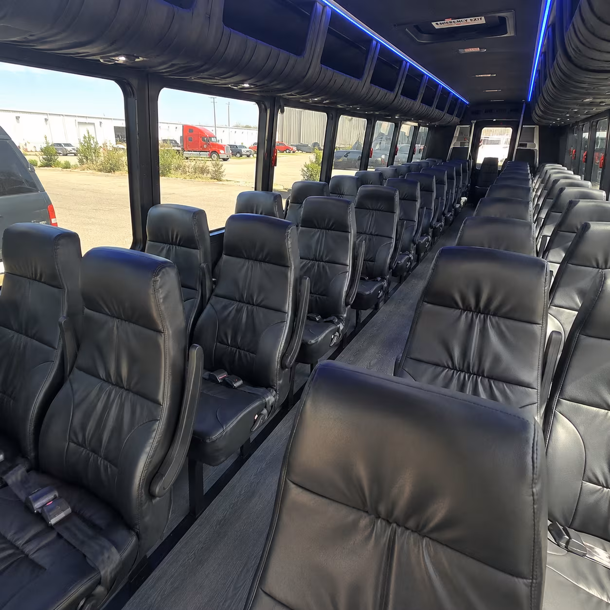 Los Angeles Corporate Transportation party bus exterior