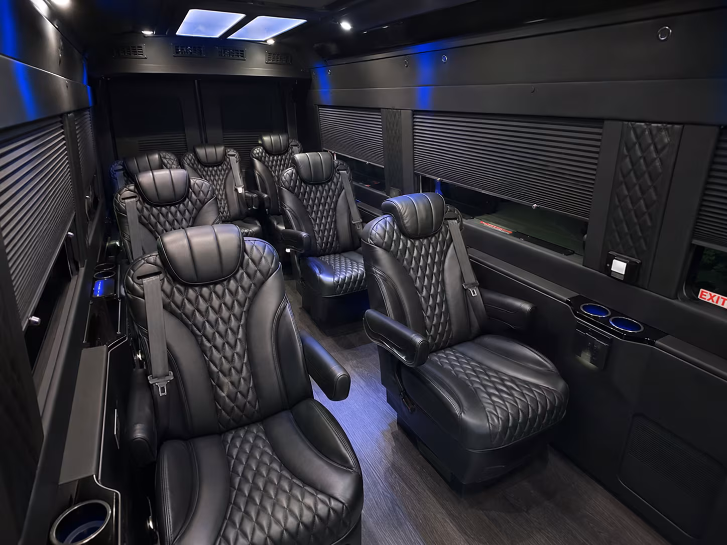 Los Angeles Corporate Transportation party bus exterior