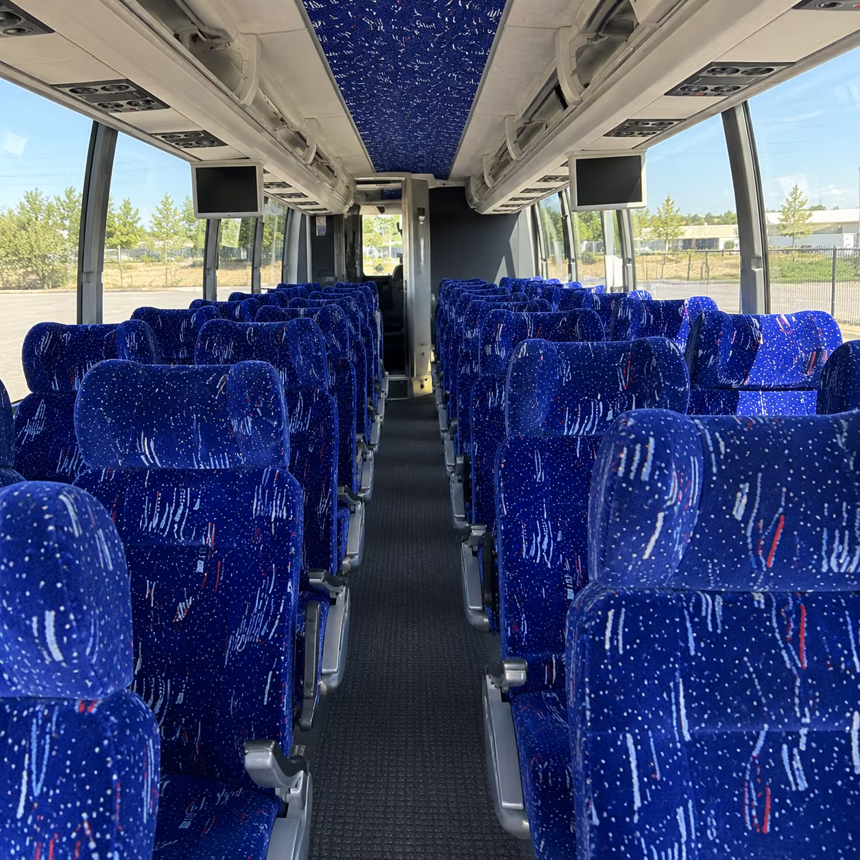 Los Angeles Corporate Transportation party bus interior