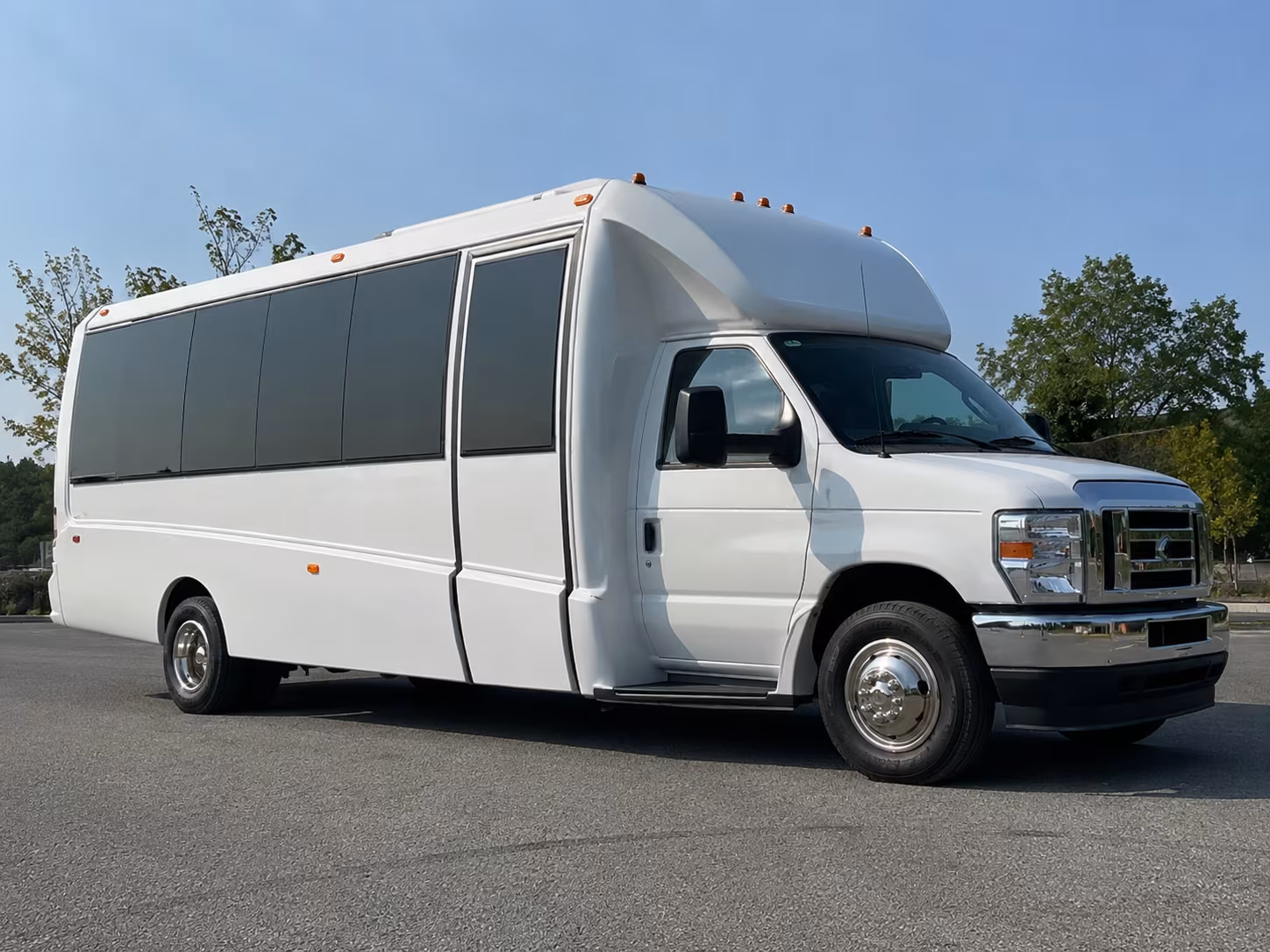 Los Angeles Private Event Transportation party bus exterior