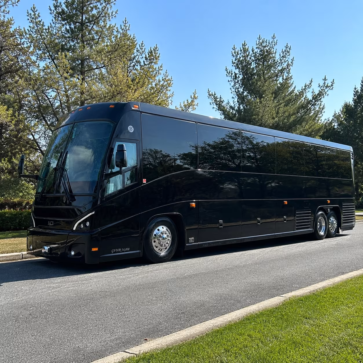 Los Angeles School Event Transportation party bus exterior