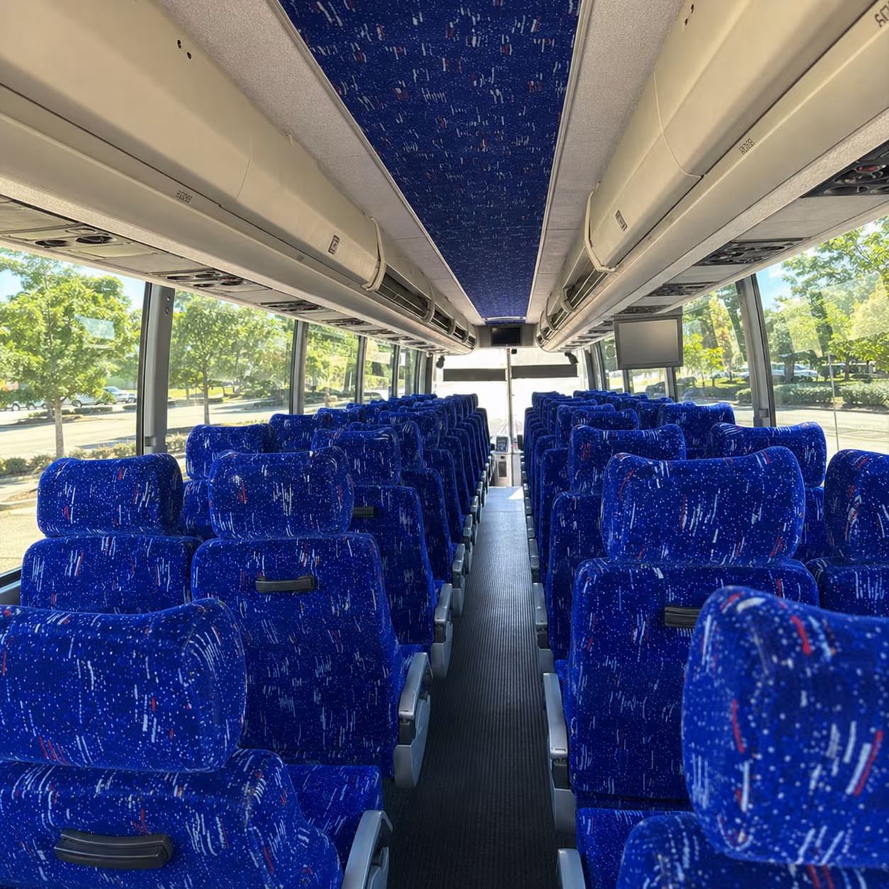 Los Angeles School Event Transportation party bus exterior