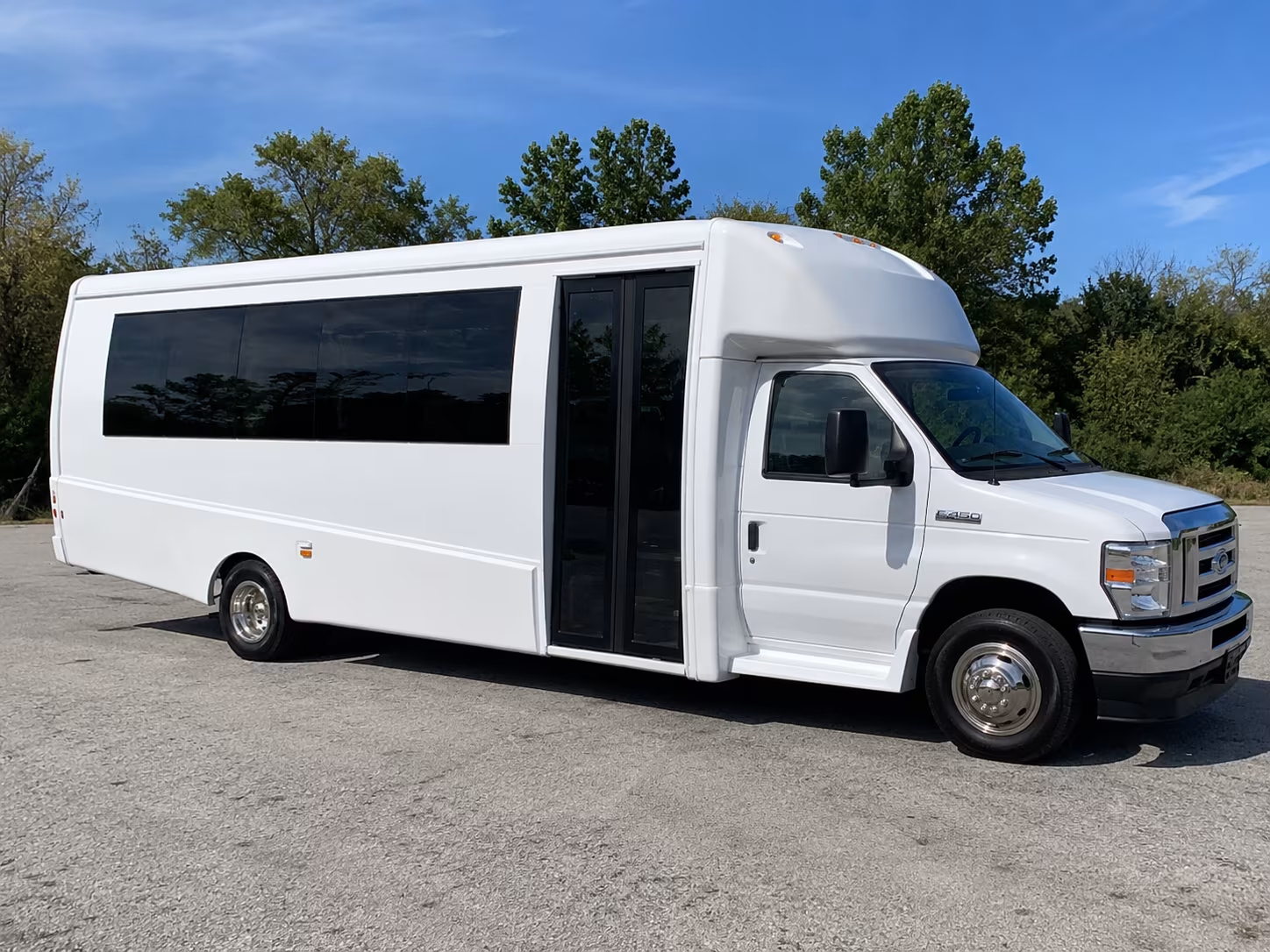 Los Angeles Wedding Transportation party bus exterior