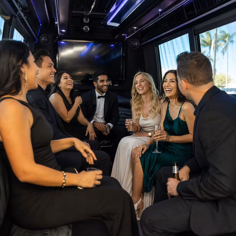 Los Angeles Prom & Homecoming Transportation fleet vehicle