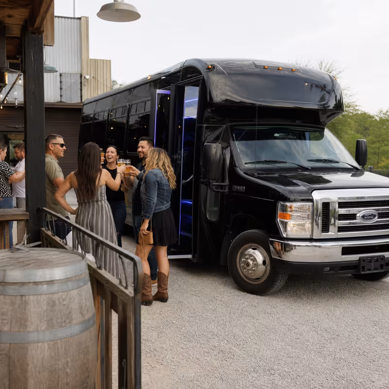 Los Angeles Winery & Brewery Tour Transportation fleet vehicle