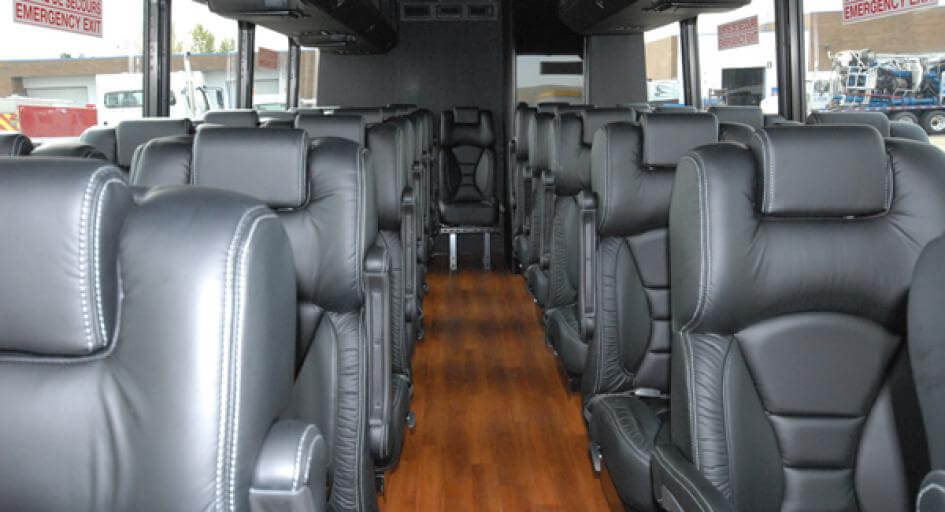 Pleasanton 20 Passenger Minibus Interior