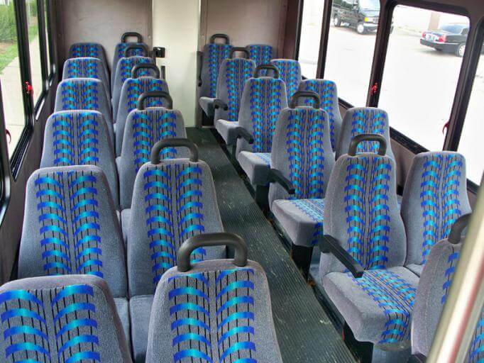 Mountain View 25 Passenger Mini Bus Interior