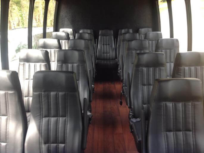 Newport Beach 30 Passenger Shuttle Bus Interior