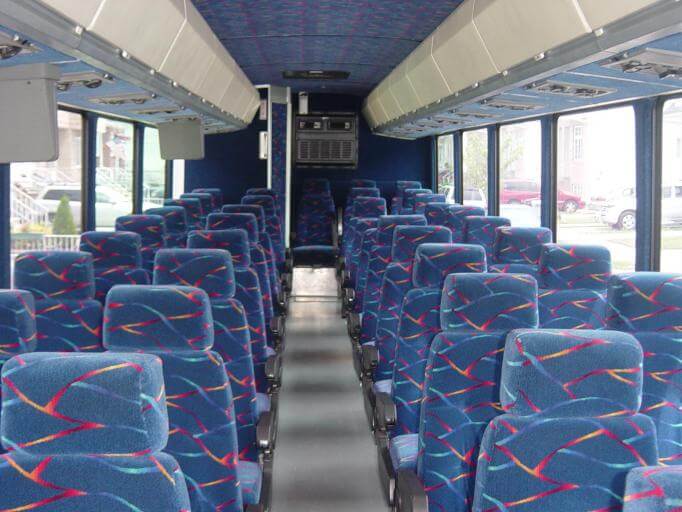 Mountain View 35 Passenger Shuttle Bus Interior