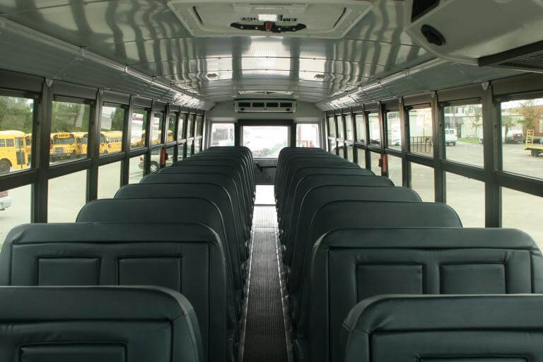Newport Beach 47 Passenger School Bus Interior