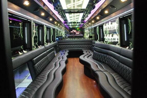 Alhambra 25 Passenger Limo bus Interior