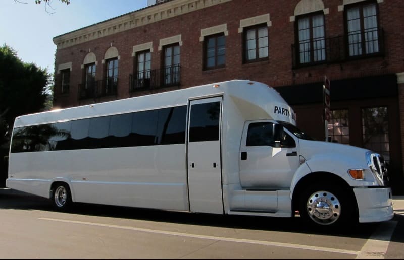 Folsom 30 Passenger Party Bus White
